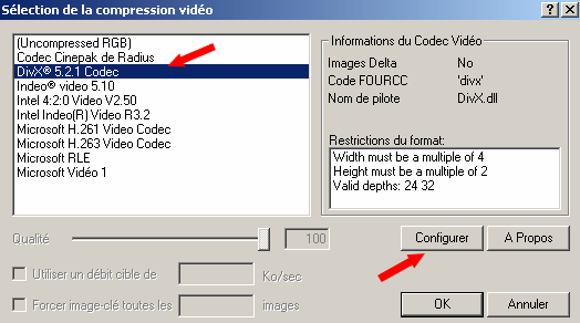 Compression Vidéo VDM